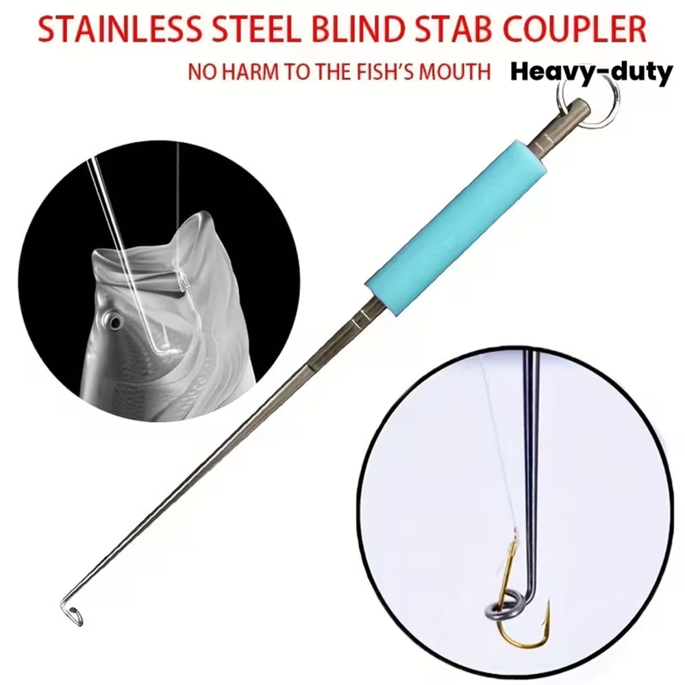 Fishing Equipment Warehouse - Heavy-Duty Stainless Steel Deep-Throat Fishing Hook