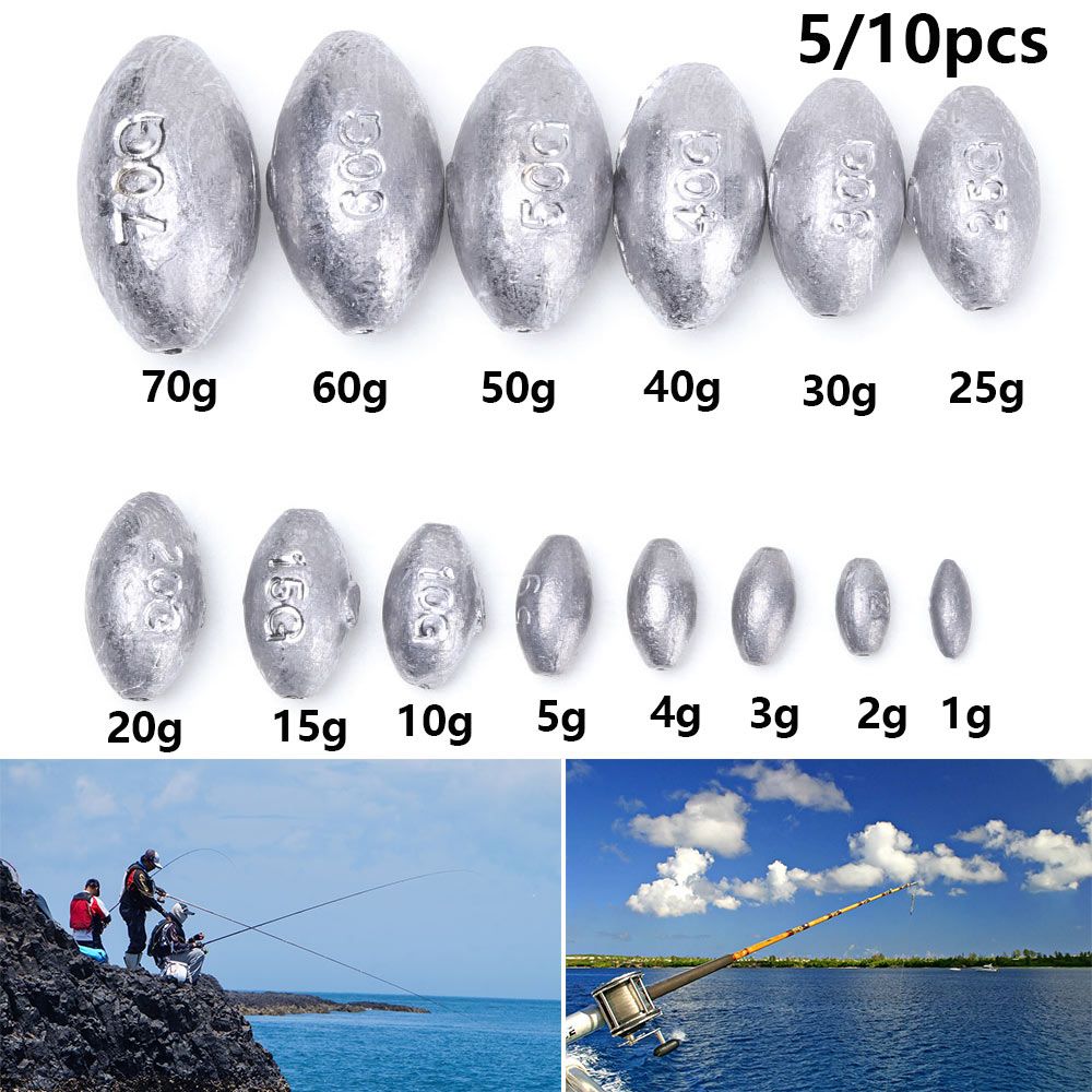 5/10Pcs High Quality Line Sink - Quality Fishing Equipment บทวิจารณ์และราคา