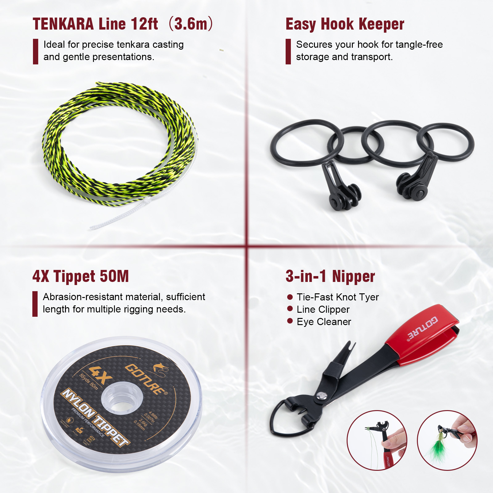 Goture Fishing Rod Combo Fly F - Fly Fishing Set บทวิจารณ์และราคา
