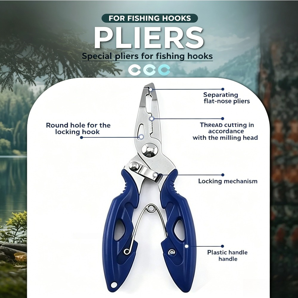 1/2pcs Fishing Gripper and Pli - Fly Fishing Set บทวิจารณ์และราคา