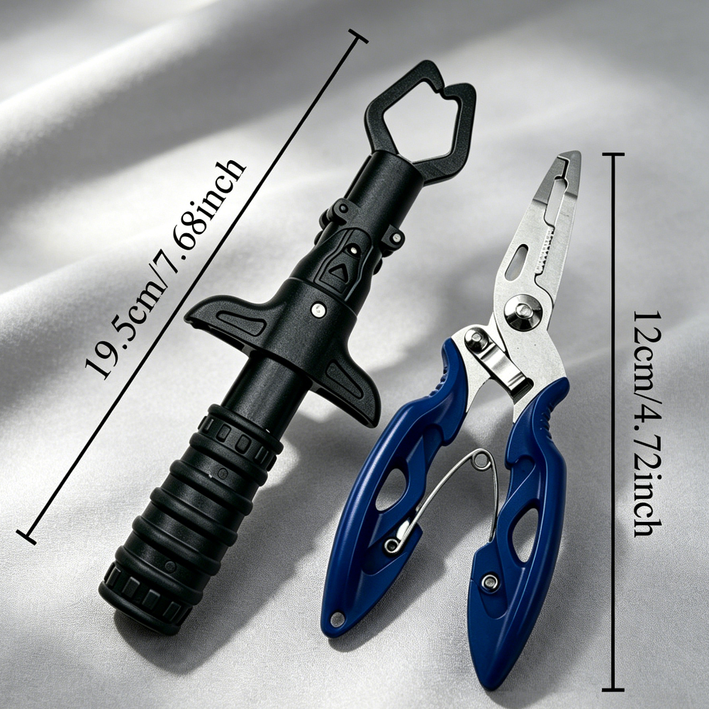 1/2pcs Fishing Gripper and Pli - Fly Fishing Set บทวิจารณ์และราคา