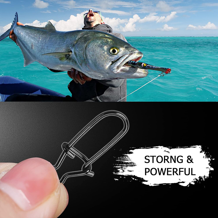 50Pcs Crankbait Snaps Stainles - Fishing Equipment Basics บทวิจารณ์และราคา