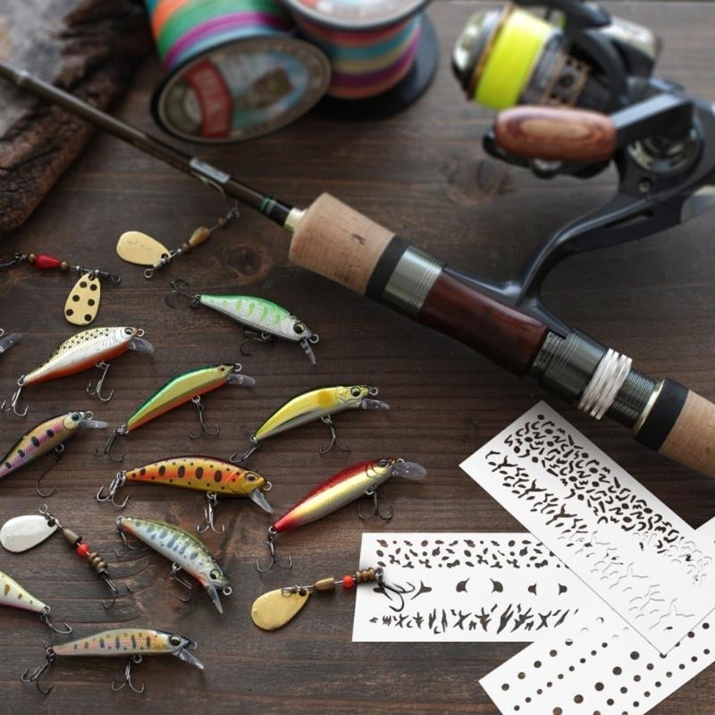 6Pcs Fishing Lure Painting Tem - Fishing Lure บทวิจารณ์และราคา
