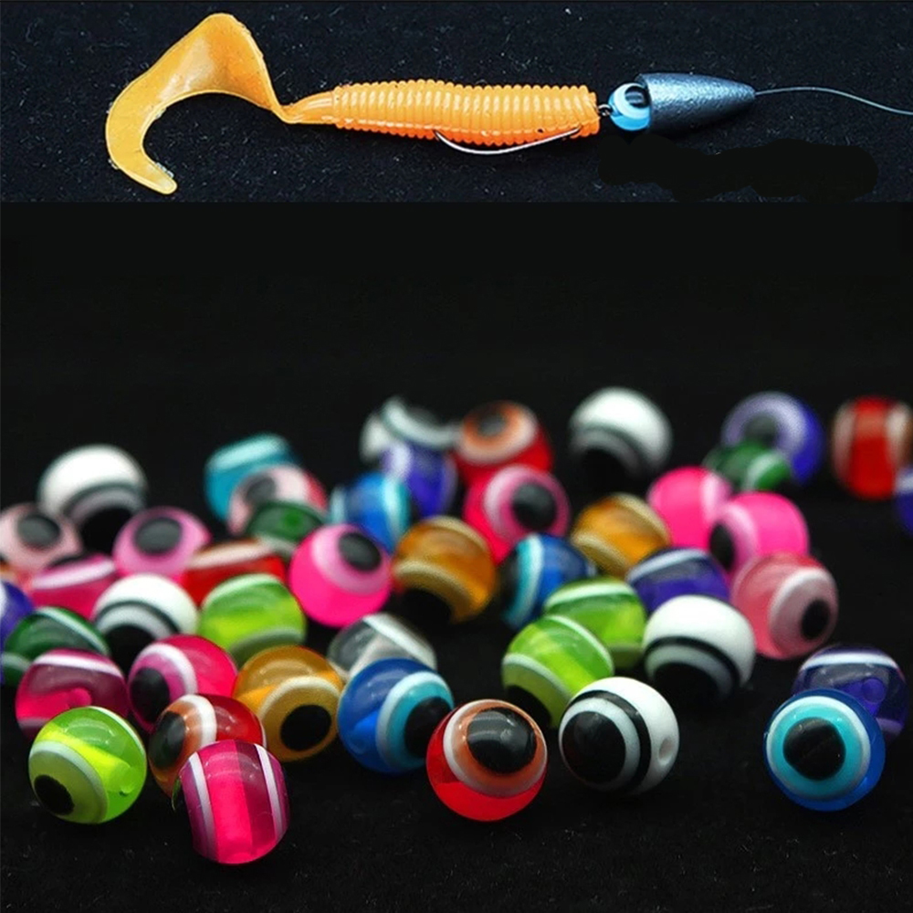 100pcs Fish Eye Fishing Beads  - Fly Fishing Set บทวิจารณ์และราคา