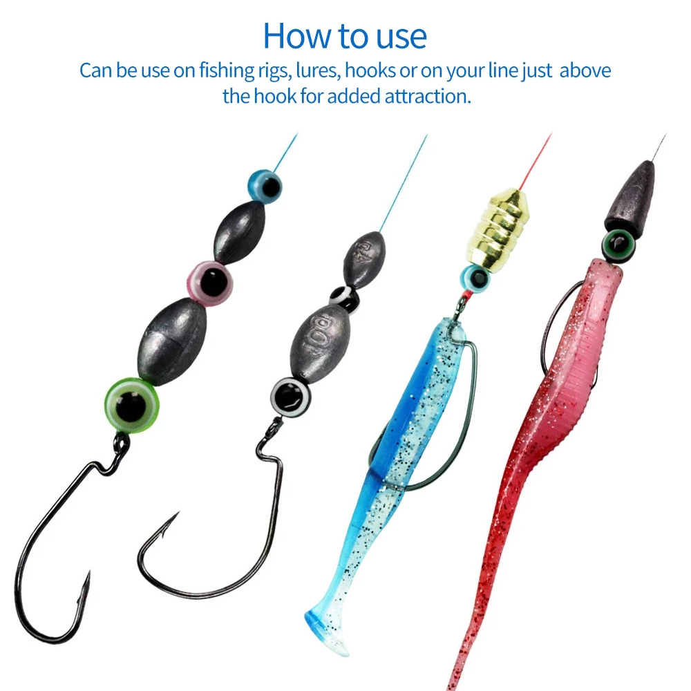 100pcs Fish Eye Fishing Beads  - Fly Fishing Set บทวิจารณ์และราคา