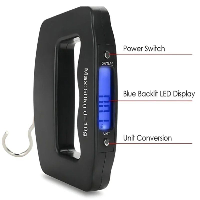 50kg/10g Travel Luggage Scale  - Fishing Equipment Basics บทวิจารณ์และราคา