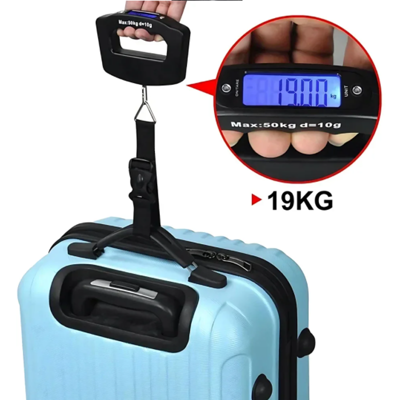 50kg/10g Travel Luggage Scale  - Fishing Equipment Basics บทวิจารณ์และราคา