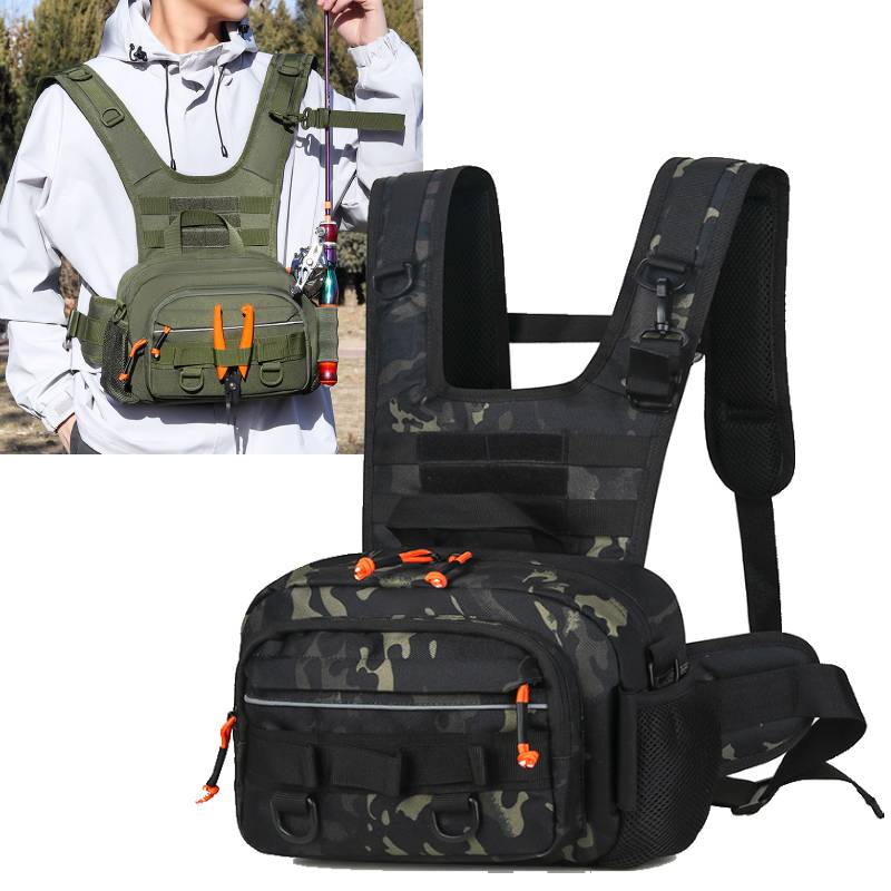 Men Chest Bag Tactical Fishing - Fishing Lure บทวิจารณ์และราคา