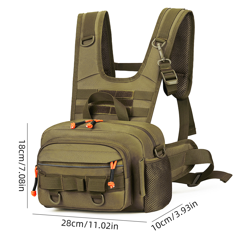 Men Chest Bag Tactical Fishing - Fishing Lure บทวิจารณ์และราคา
