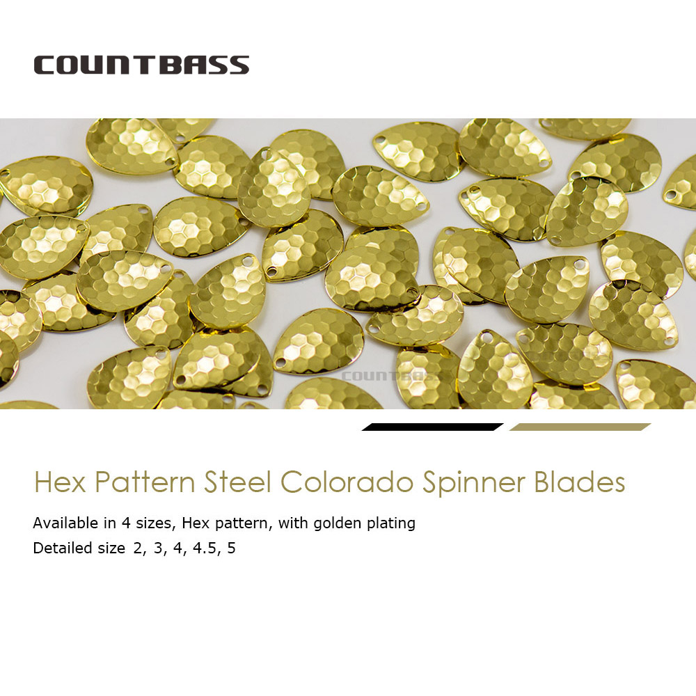 Countbass 50pcs Size 2-5 Gold  - Quality Fishing Equipment บทวิจารณ์และราคา
