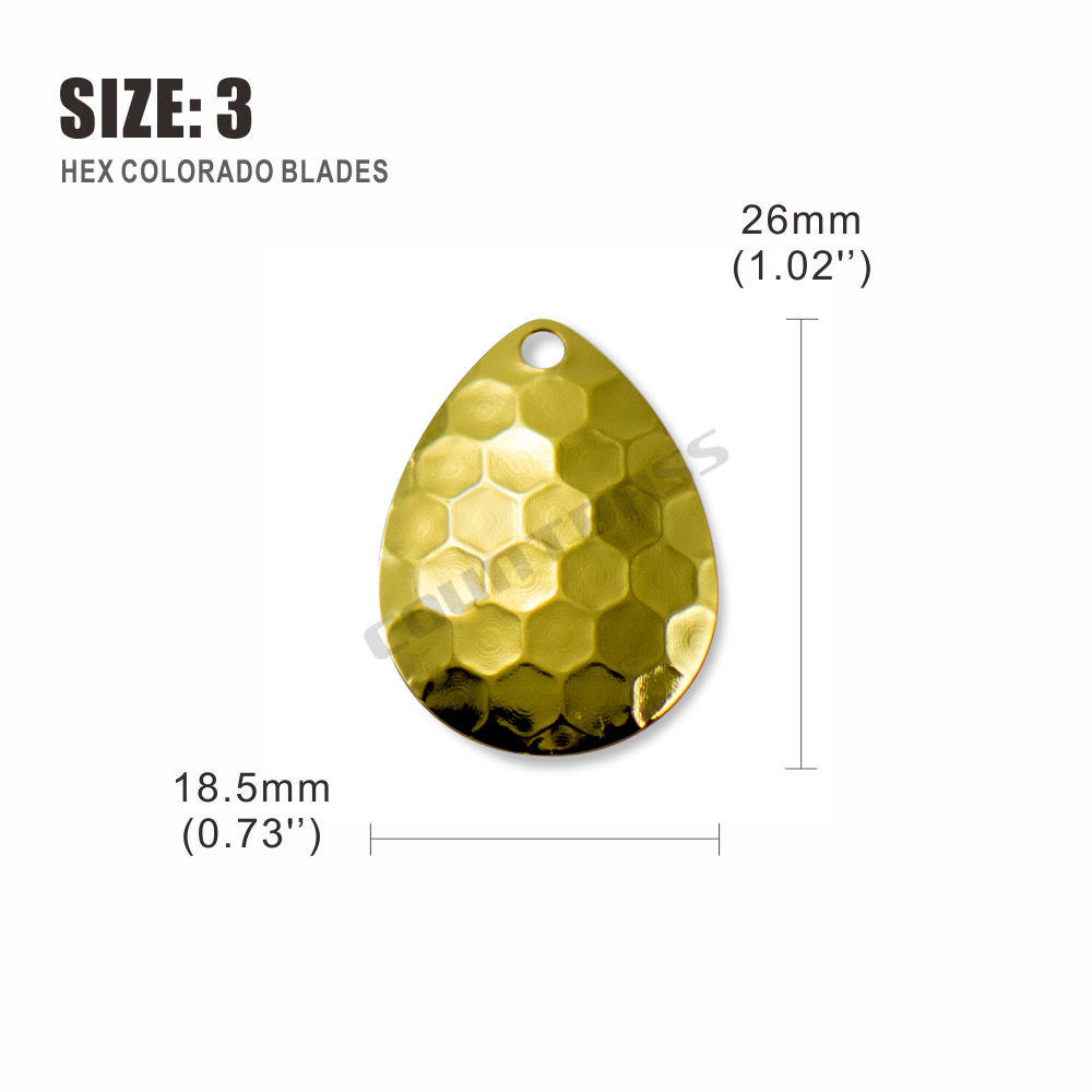 Countbass 50pcs Size 2-5 Gold  - Quality Fishing Equipment บทวิจารณ์และราคา