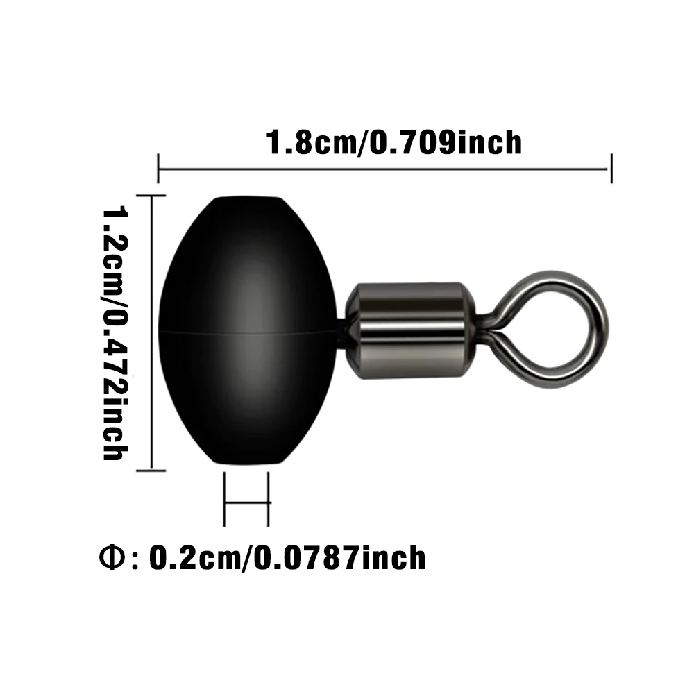 MNFT 10Pcs Pulley Swivel Rig B - Fishing Equipment On Sale บทวิจารณ์และราคา